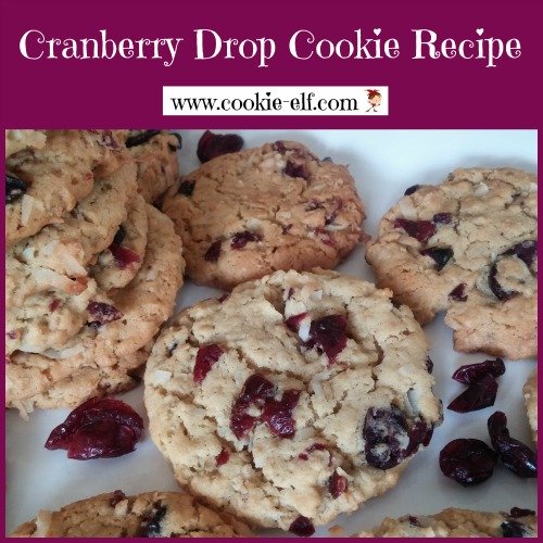 Cranberry Drop Cookies Recipe from The Cookie Elf