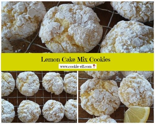 Lemon Cake Mix Cookies, also known as Lemon Cool Whip Cookies, from The Cookie Elf