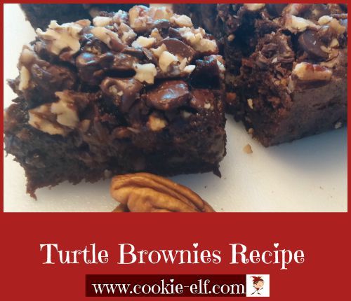 Turtle Brownies Recipe from The Cookie Elf